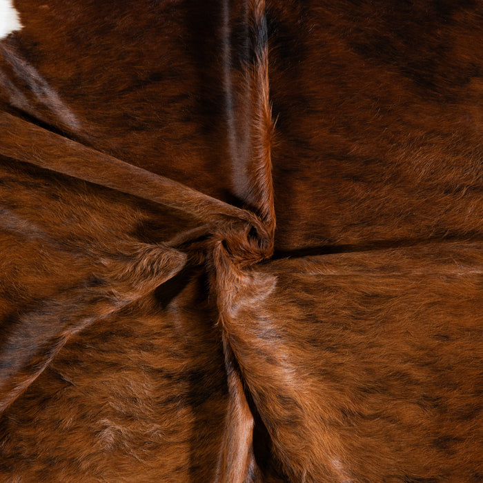 Brazilian Brindle Cowhide Rug Size 7'5" L x 6'6" W 3837