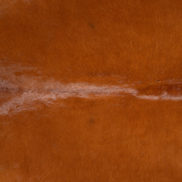 Brazilian Brown and White Cowhide Rug Size 8'1" L x 8'1" W 3841