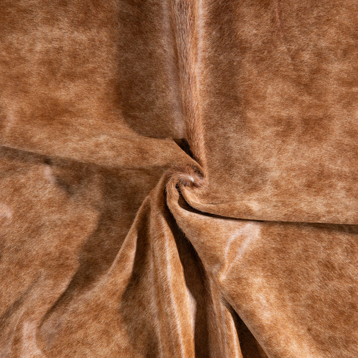 Brazilian Beige Cowhide Rug Size 8'1" L x 7'2" W 3844