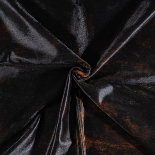 Brazilian Dark Brindle Cowhide Rug Size 7'6" L x 5'1" W 3846