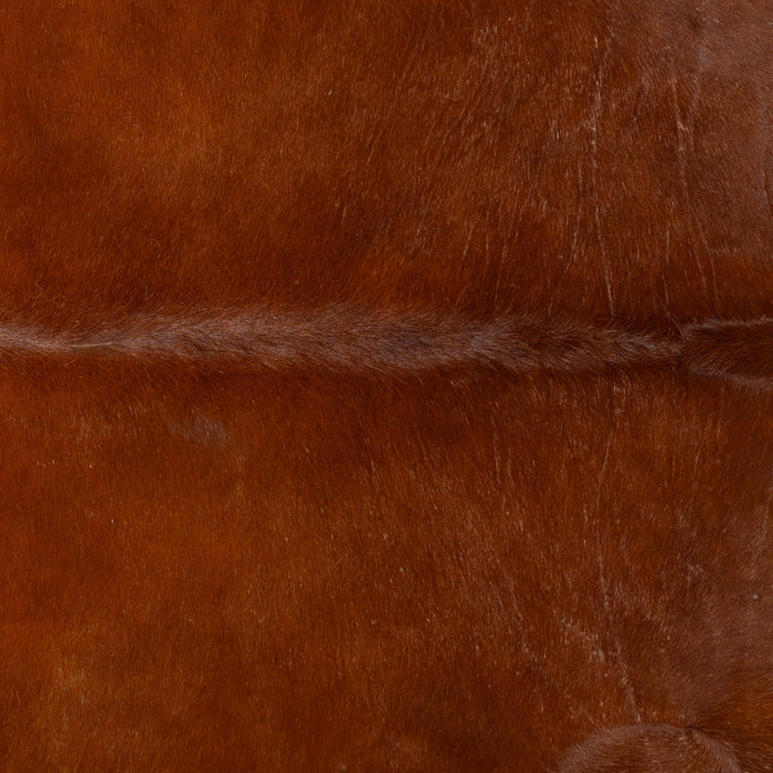 Brazilian Brown Cowhide Rug Size 7'2" L x 7'0" W 9661
