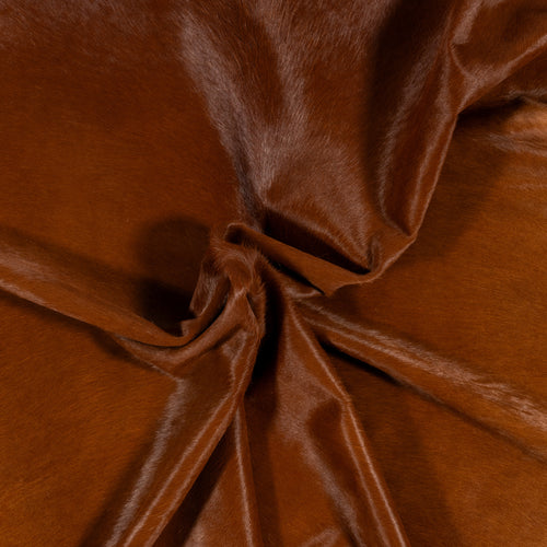 Brazilian Brown Cowhide Rug Size 7'3" L x 7'4" W 9665