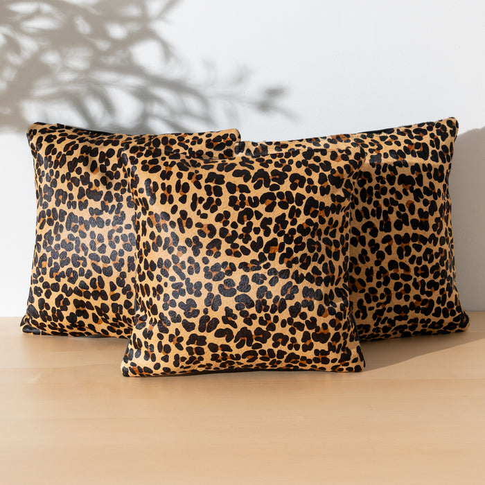 Leopard Cowhide Pillow