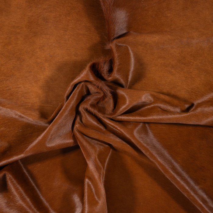 Brazilian Brown Cowhide Rug Size 7'5" L x 6'8" W 0630