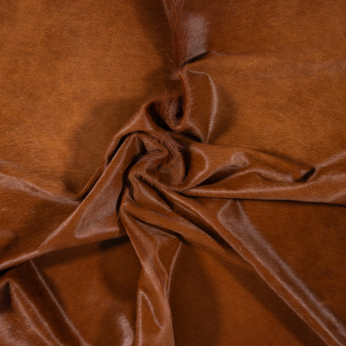 Brazilian Brown Cowhide Rug Size 7'5" L x 6'8" W 0630