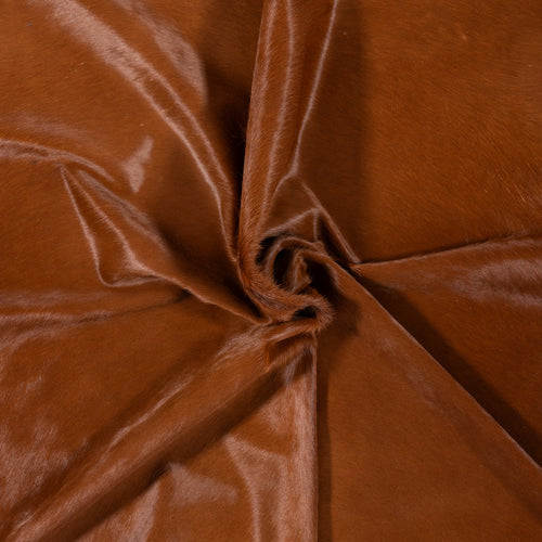 Brazilian Brown Cowhide Rug Size 7'9" L x 6'11" W 0635