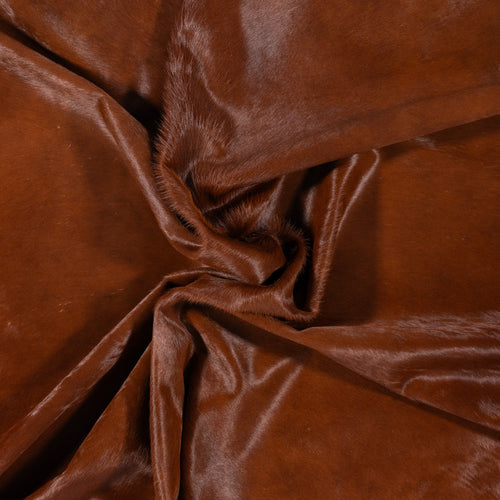 Brazilian Brown Cowhide Rug Size 6'10" L x 6'10" W 0640