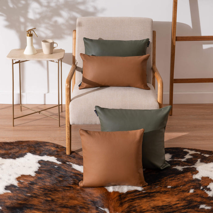 Saddle Leather Pillow