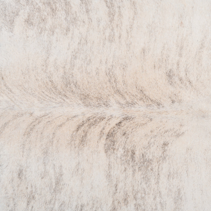 Brazilian Light Grey Brindle Cowhide Rug Size 7'1" L x 6'9" W 0882