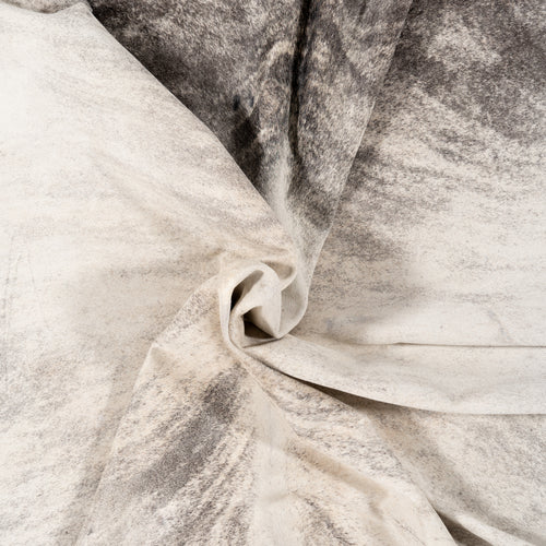 Brazilian Light Grey Brindle Cowhide Rug Size 8'8" L x 7'0" W 0893