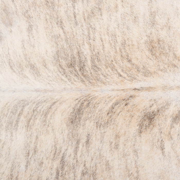 Brazilian Light Grey Brindle Cowhide Rug Size 7'2" L x 5'9" W 0899