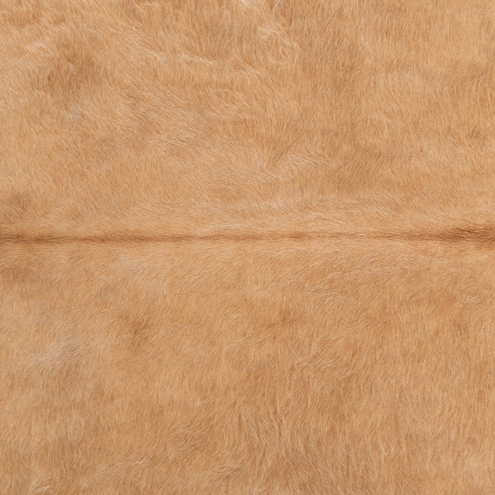 Brazilian Beige Cowhide Rug Size 7'2" L x 6'6" W 1538