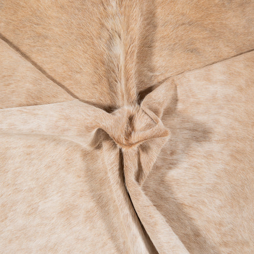 Brazilian Beige Cowhide Rug Size 6'8" L x 6'3" W 1548