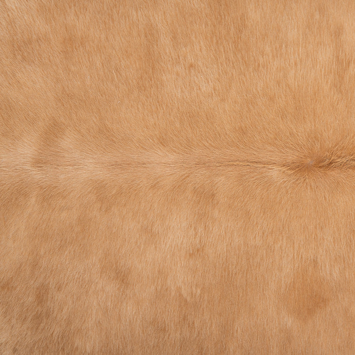 Brazilian Beige Cowhide Rug Size 6'7" L x 6'5" W 1552