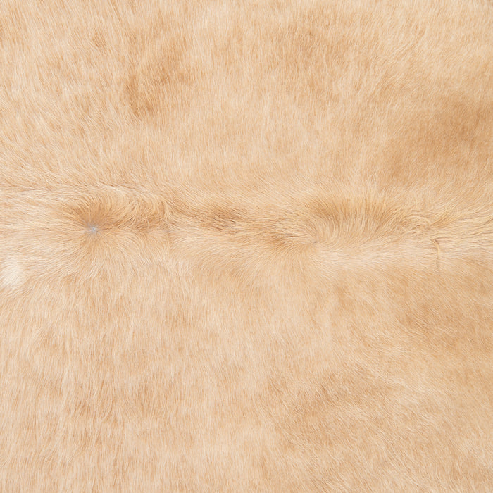 Brazilian Beige Cowhide Rug Size 6'11" L x 6'5" W 1582