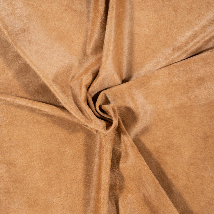 Brazilian Beige Cowhide Rug Size 6'9" L x 6'0" W 1586