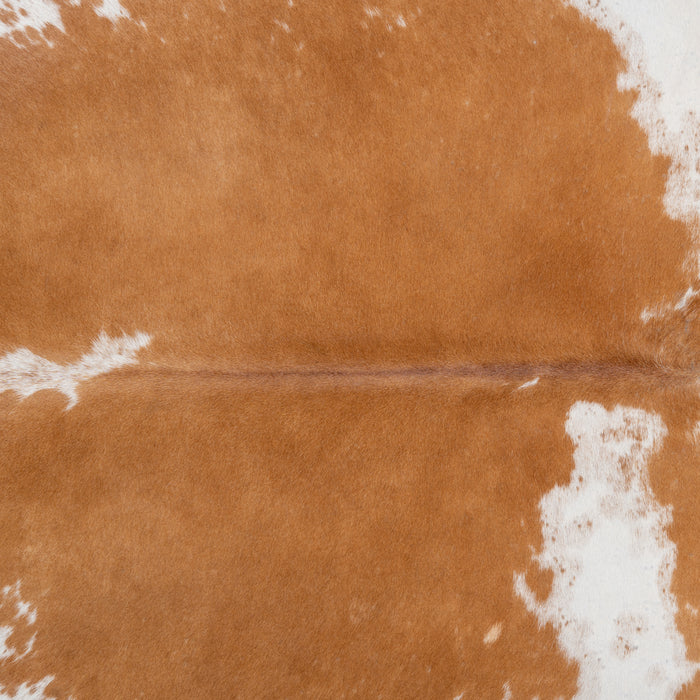 Brazilian Palomino and White Cowhide Rug Size 6'7" L x 6'0" W 1619