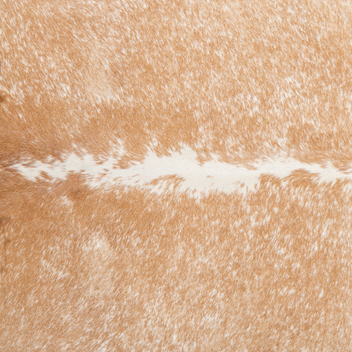 Brazilian Palomino and White Cowhide Rug Size 7'1" L x 6'4" W 1631