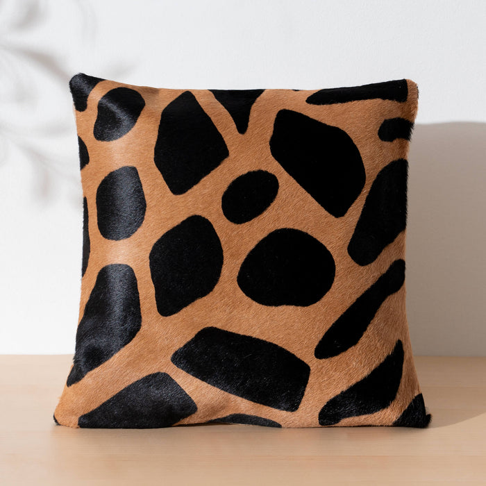 Giraffe Cowhide Pillow | Ecowhides
