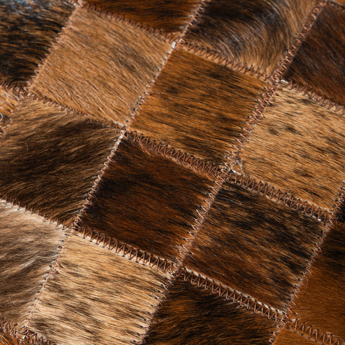 Brindle Cowhide Patchwork Pillow