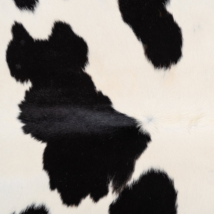 Brazilian Black and White Cowhide Rug Size 7'2" L x 5'11" W 1844