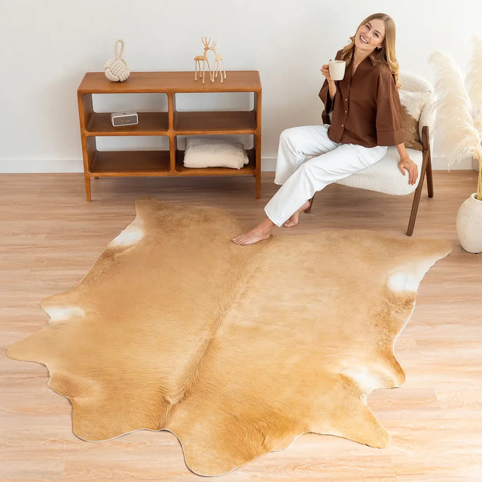 Beige Cowhide Rug from eCowhides
