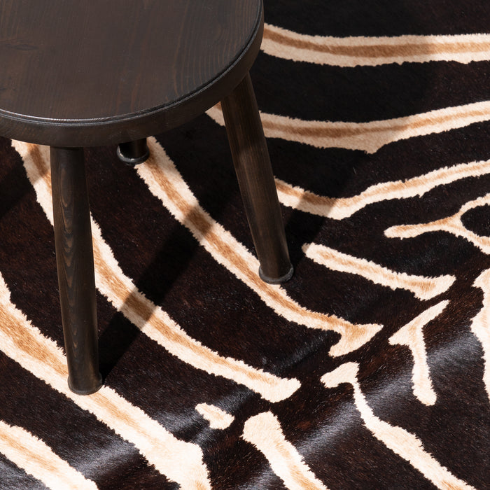 Zebra Safari Cowhide Rug