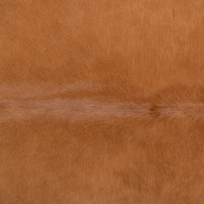 Brazilian Beige Cowhide Rug Size 6'11" L x 6'10" W 2510