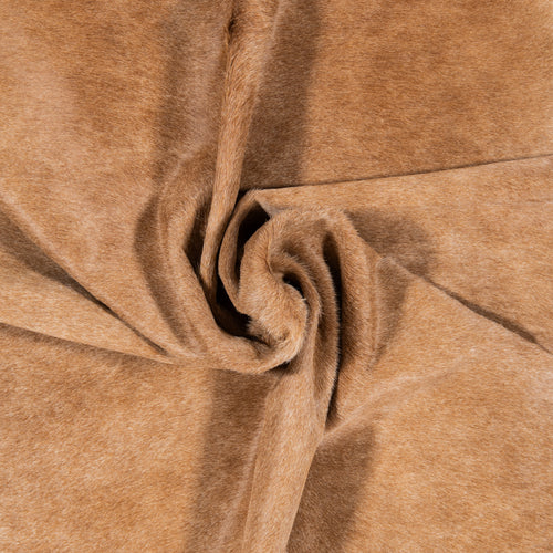 Brazilian Beige Cowhide Rug Size 7'1" L x 6'4" W 2511