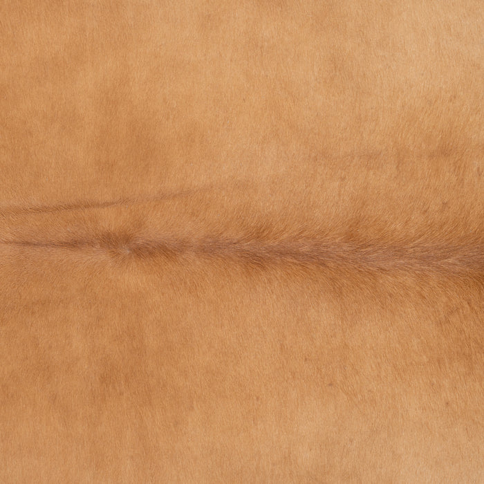 Brazilian Beige Cowhide Rug Size 6'6" L x 6'1" W 2513