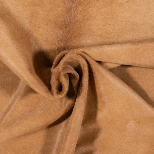 Brazilian Beige Cowhide Rug Size 6'6" L x 6'1" W 2513