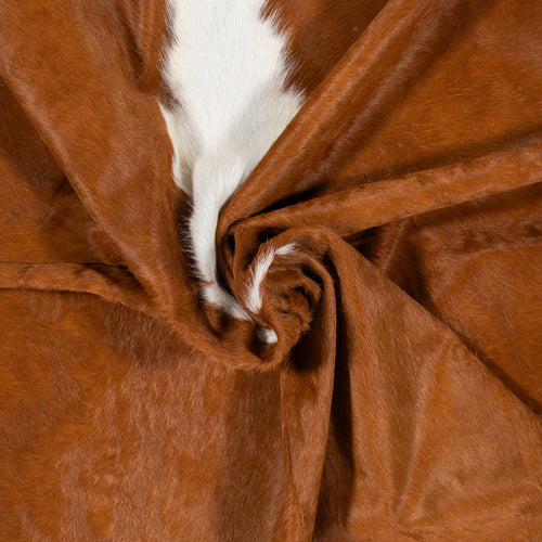 Brazilian Hereford Cowhide Rug Size 7'3" L x 7'6" W 2642