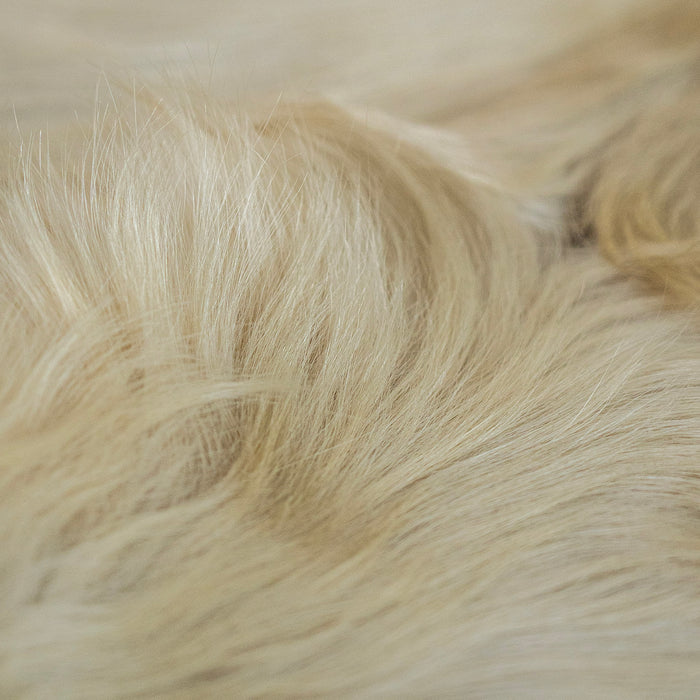 Champagne Brazilian Cowhide Rug: XL