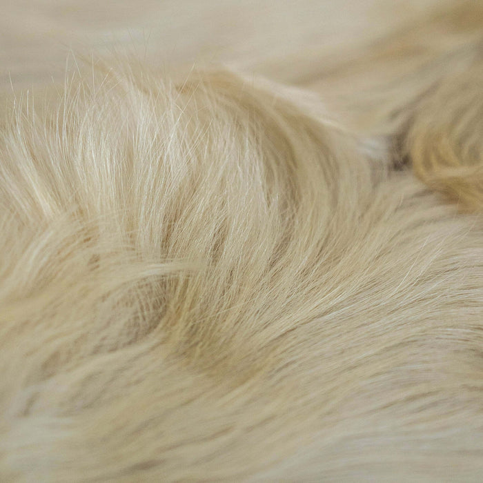 Champagne Brazilian Cowhide Rug, Natural Suede Leather | eCowhides