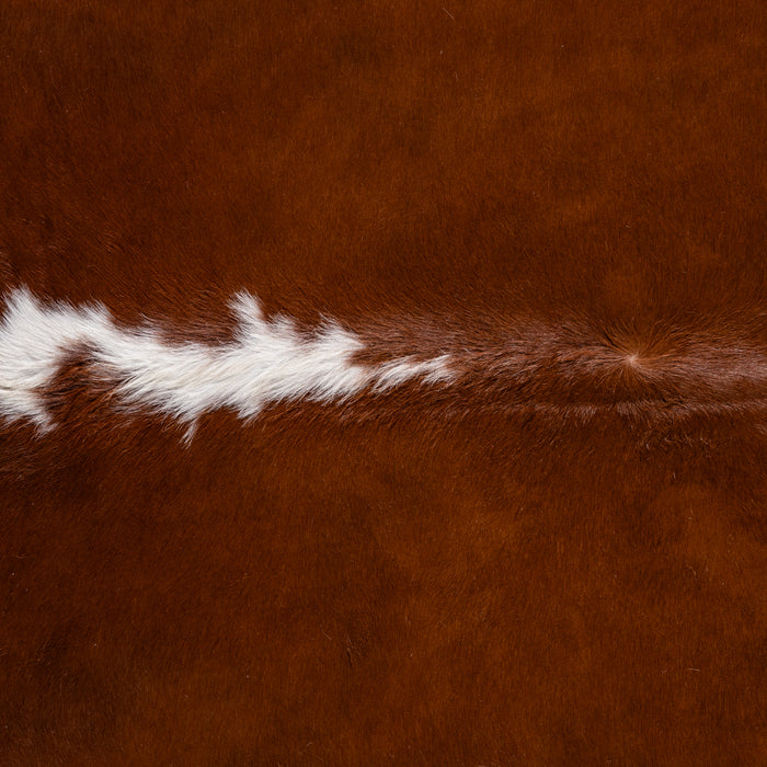 Brazilian Hereford Cowhide Rug Size 7'0" L x 6'6" W 3223