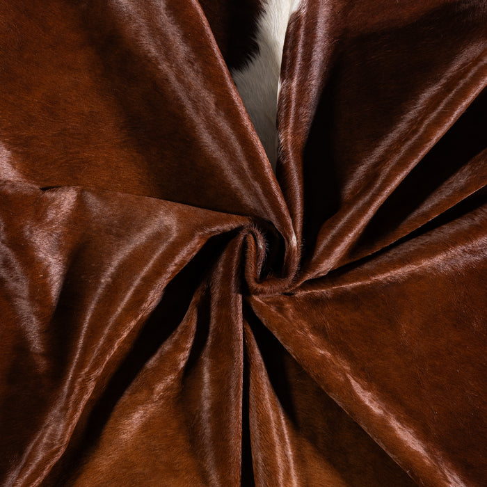 Brazilian Hereford Cowhide Rug Size 7'9" L x 6'2" W 3233