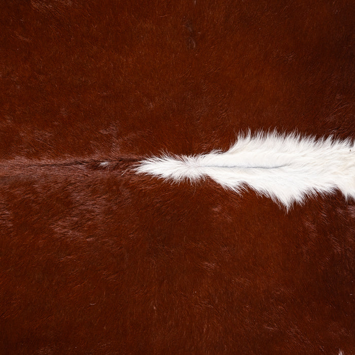 Brazilian Hereford Cowhide Rug Size 7'5" L x 6'6" W 3243