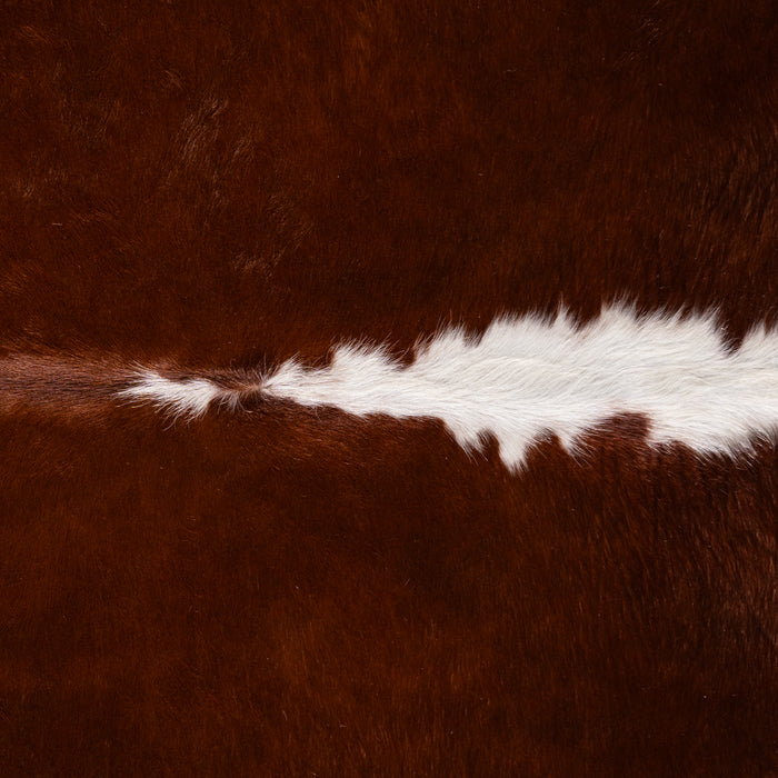 Brazilian Hereford Cowhide Rug Size 7'4" L x 6'10" W 3245