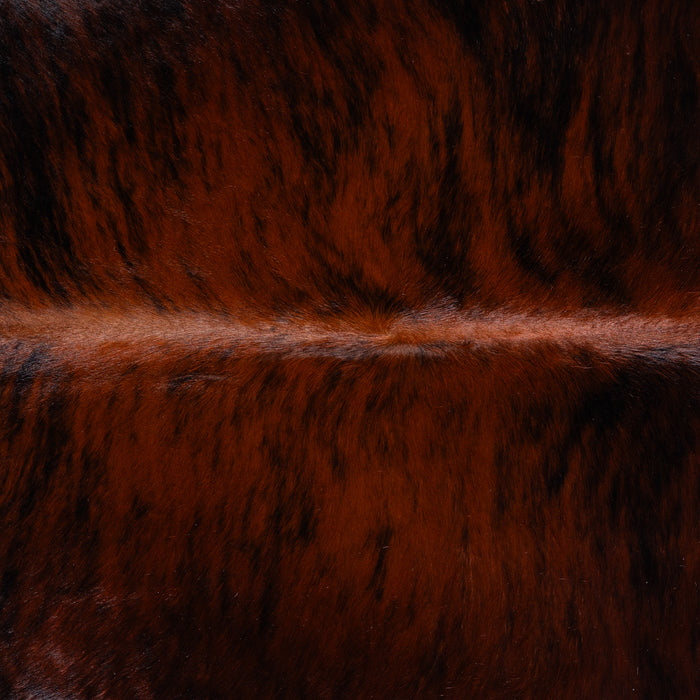 Brazilian Dark Brindle Cowhide Rug Size 6'8" L x 5'10" W 3319