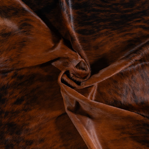 Brazilian Brindle Cowhide Rug Size 6'11" L x 5'11" W 3367