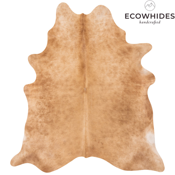 Brazilian Beige Cowhide Rug Size 6'6" L x 5'11" W 1563