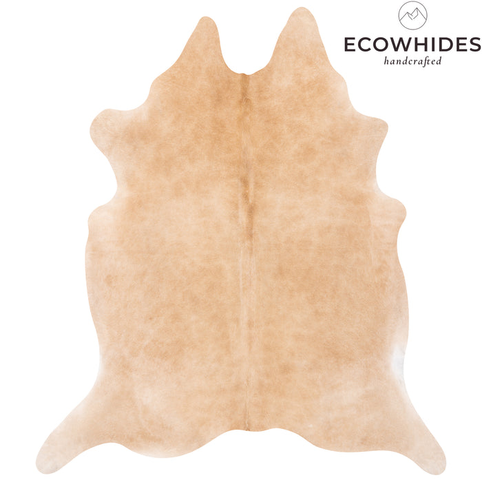 Brazilian Beige Cowhide Rug Size 7'3" L x 6'10" W 1581