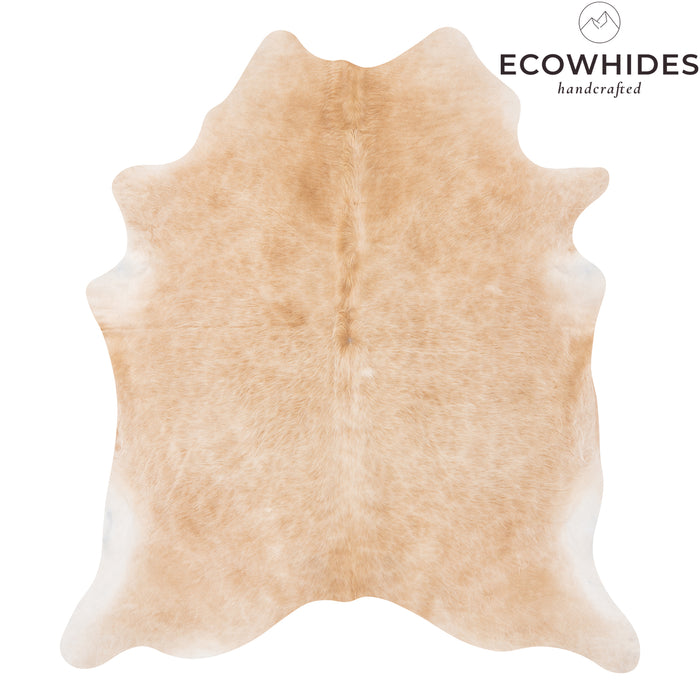 Brazilian Beige Cowhide Rug Size 6'11" L x 6'5" W 1582
