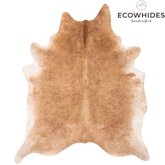 Brazilian Beige Cowhide Rug Size 7'1" L x 6'4" W 2511