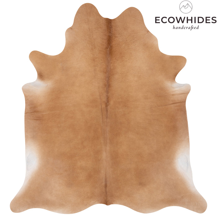 Brazilian Beige Cowhide Rug Size 6'6" L x 6'1" W 2513