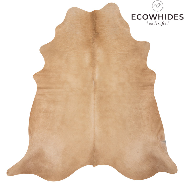 Brazilian Beige Cowhide Rug Size 6'6" L x 6'4" W 2519