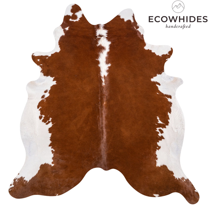 Brazilian Hereford Cowhide Rug Size 7'0" L x 6'6" W 3223