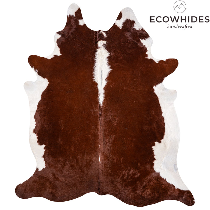 Brazilian Hereford Cowhide Rug Size 7'5" L x 6'6" W 3243