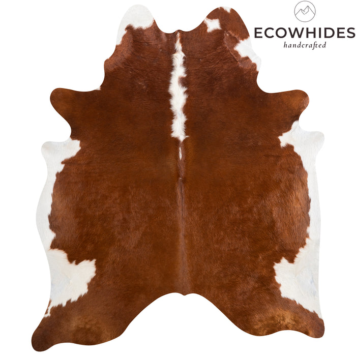 Brazilian Hereford Cowhide Rug Size 7'4" L x 6'4" W 3708