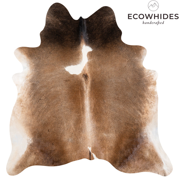 Brazilian Grey Palomino Cowhide Rug Size 7'2" L x 6'9" W 3816